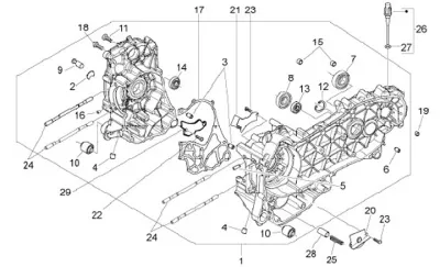 Carcasa de motor