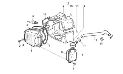 Tapa deflector cilindro