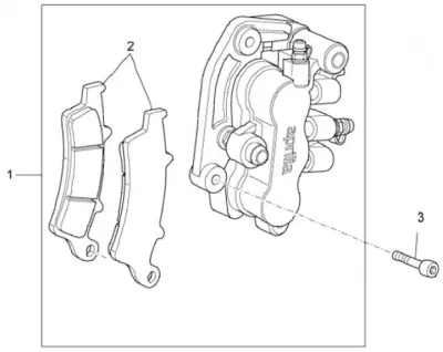 Front brake system