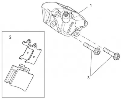 Rear brake system