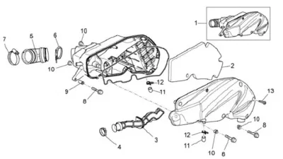 Air intake filter