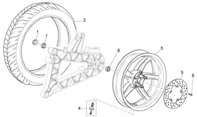 Rear wheel