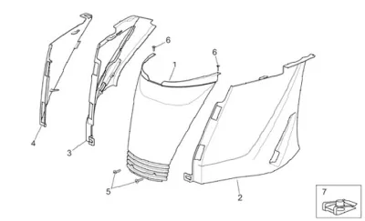 Inner legshield cover