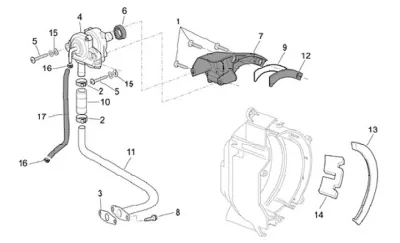 Secondary air housing