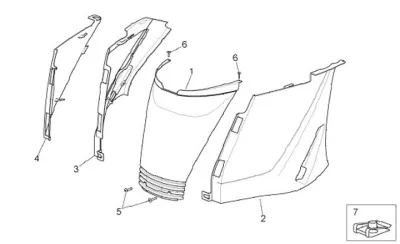 Inner legshield cover