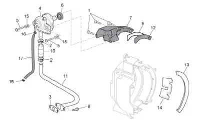 Secondary air housing