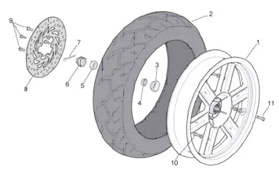 Rear wheel