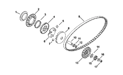 Variabel Riemenpulley