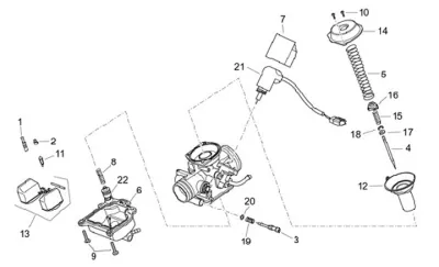 Componenti carburatore
