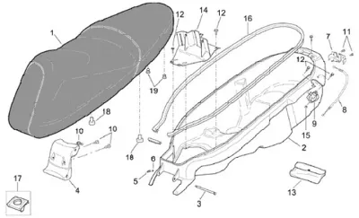 Seat - helmet box
