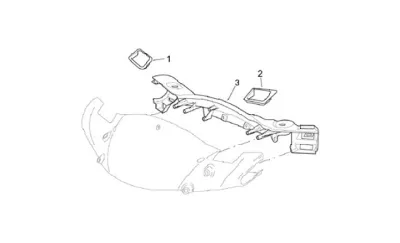 Handlebar top rear part