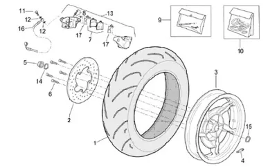 Rear wheel