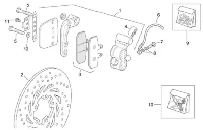 Front brake system