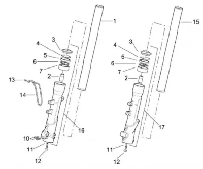 Fork parts (Marzocchi)