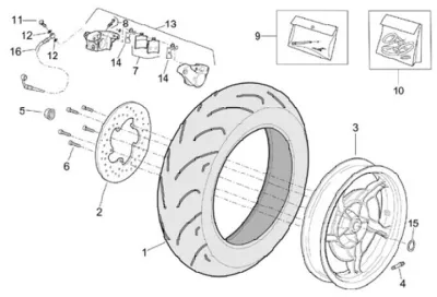 Rear wheel