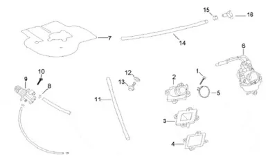 Carburettor - oil pump