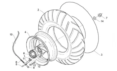 Rear wheel