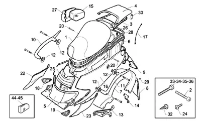 Rear bodywork