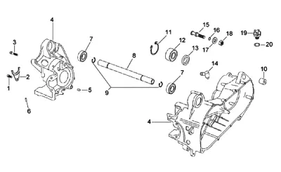 Engine casing