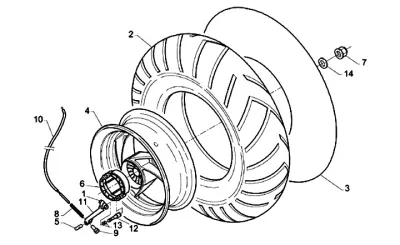 Rear wheel
