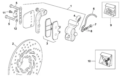 Front brake system