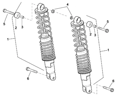 Rear shock absorber
