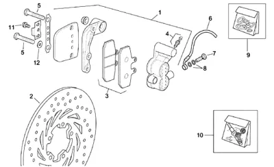 Front brake system