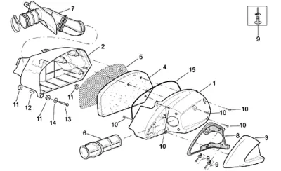 Air intake filter