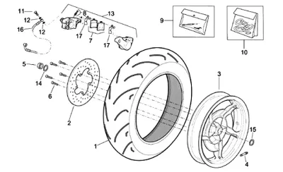 Rear wheel