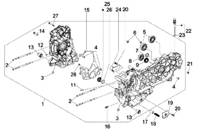 Engine casing