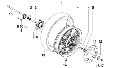 Front wheel