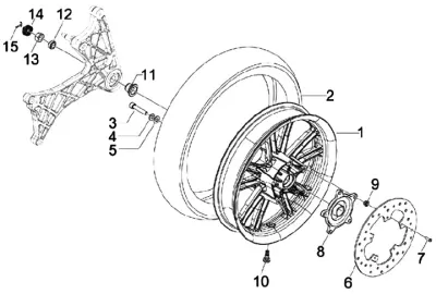 Rear wheel