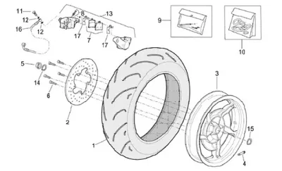 Rear wheel