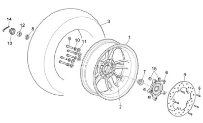 Rear wheel