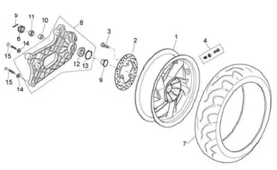 Rear wheel