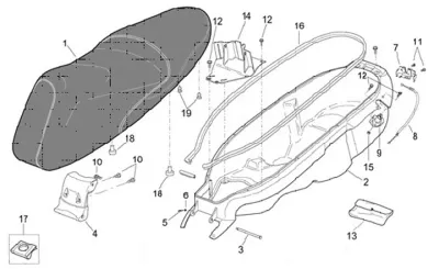 Compartiment pour casque
