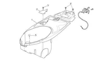 Compartiment pour casque