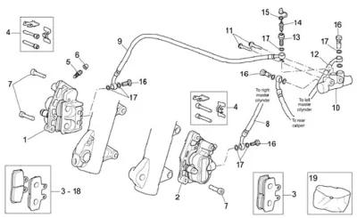 Front brake caliper