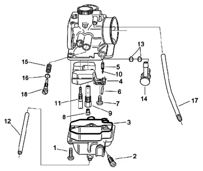 Componenti carburatore