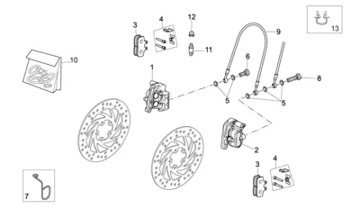 Front brake system