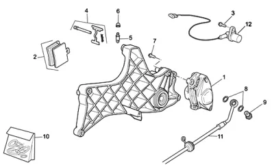 Rear brake system