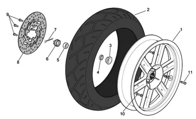 Rear wheel
