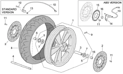 Front wheel