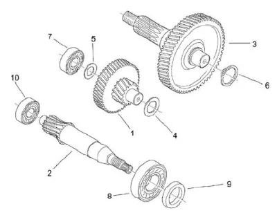 Rear pulley AB