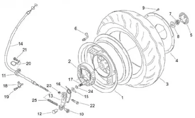 Rear wheel