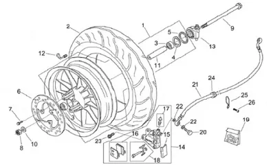Front wheel