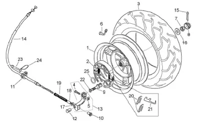 Rear wheel