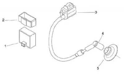High tension coil