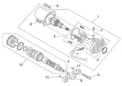 Starter motor Ducati