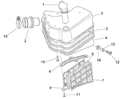 Air intake filter